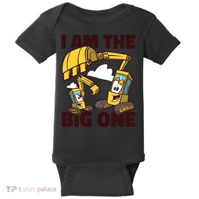I Am The Big One Builder First Birthday Baby Bodysuit