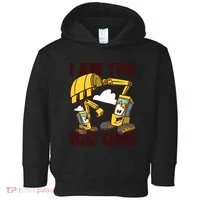 I Am The Big One Builder First Birthday Toddler Hoodie thumb 0