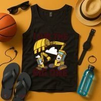 I Am The Big One Builder First Birthday Tank Top thumb 4