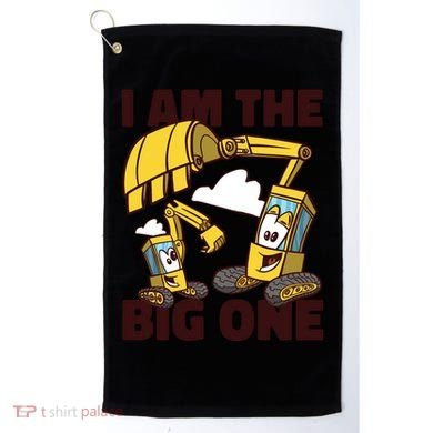 I Am The Big One Builder First Birthday Golf Towel