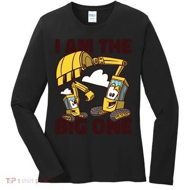 I Am The Big One Builder First Birthday Women's Long Sleeve Shirt