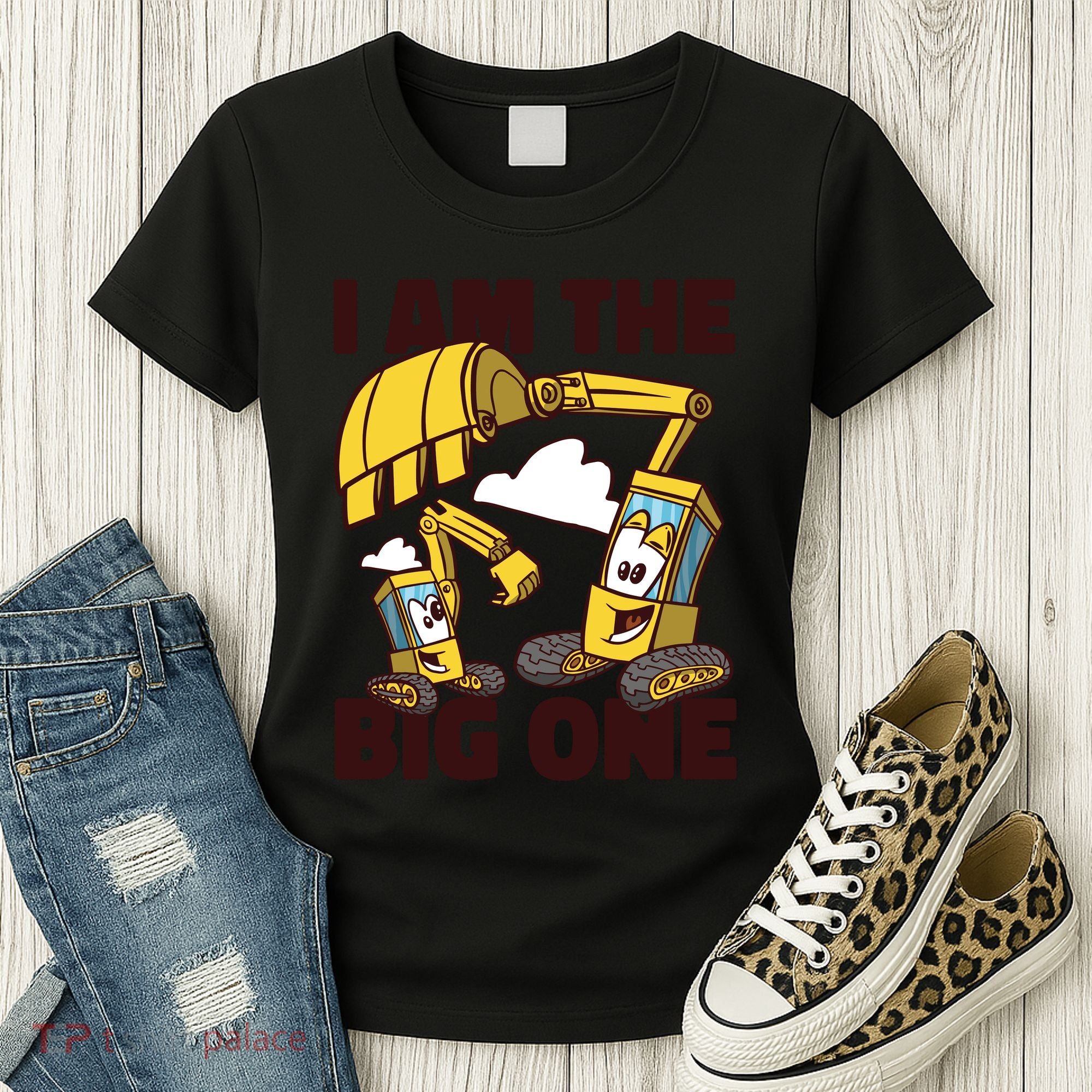 I Am The Big One Builder First Birthday Women's T-Shirt