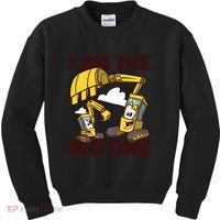 I Am The Big One Builder First Birthday Kids Sweatshirt thumb 0