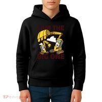 I Am The Big One Builder First Birthday Kids Hoodie thumb 4