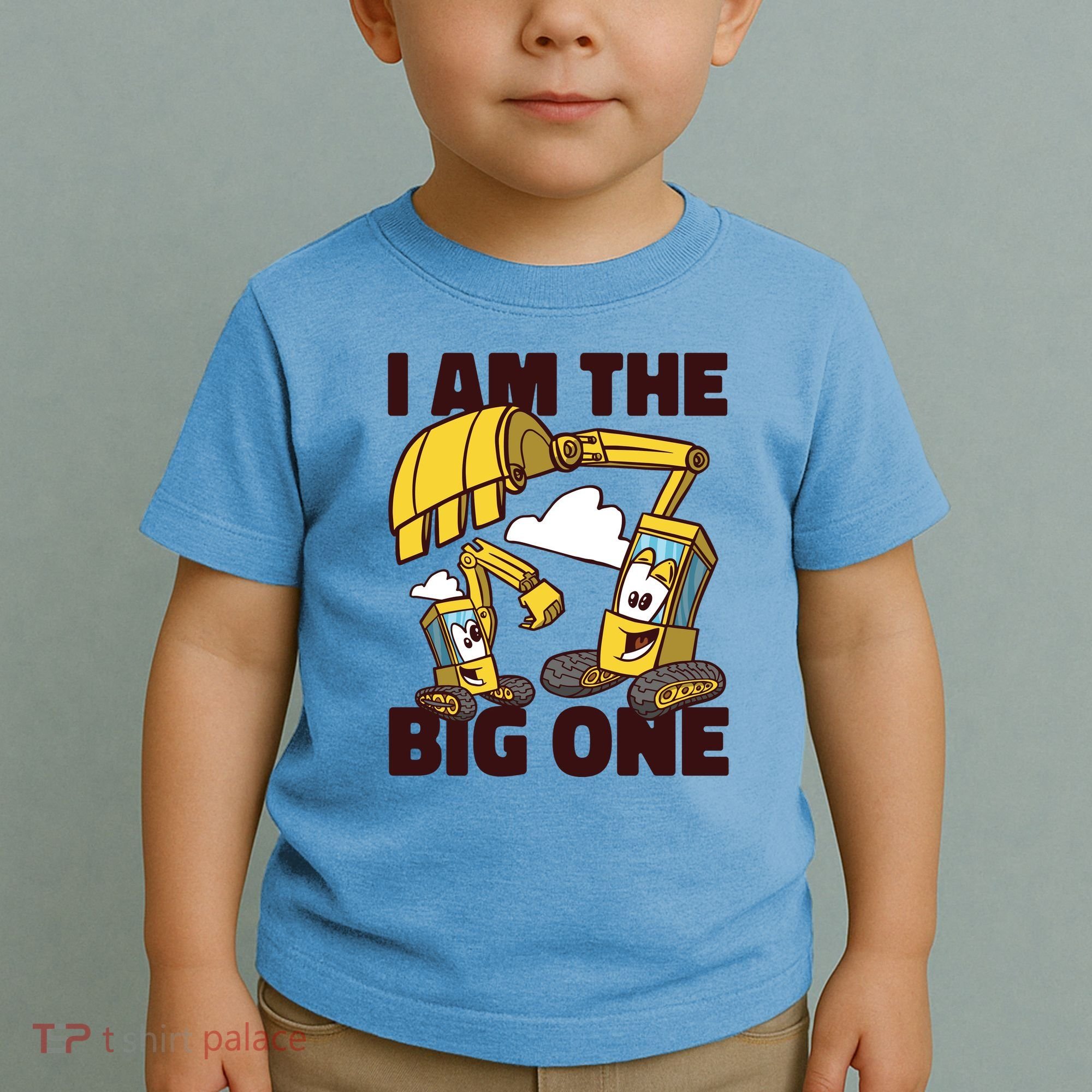 I Am The Big One Builder First Birthday Toddler T-Shirt