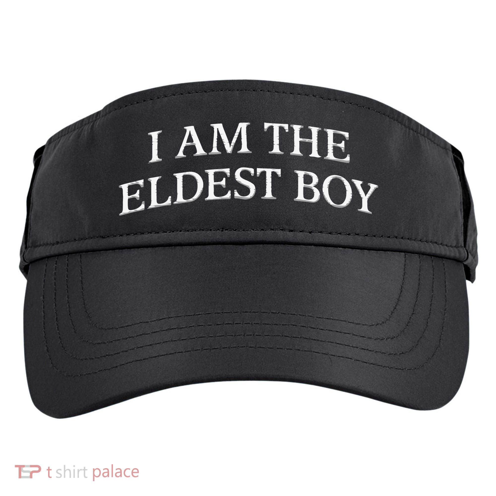 I Am The Eldest Boy Embroidery Hat Cap Adult Drive Performance Visor