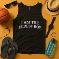 I Am The Eldest Boy Embroidery Hat Cap Tank Top thumb 4