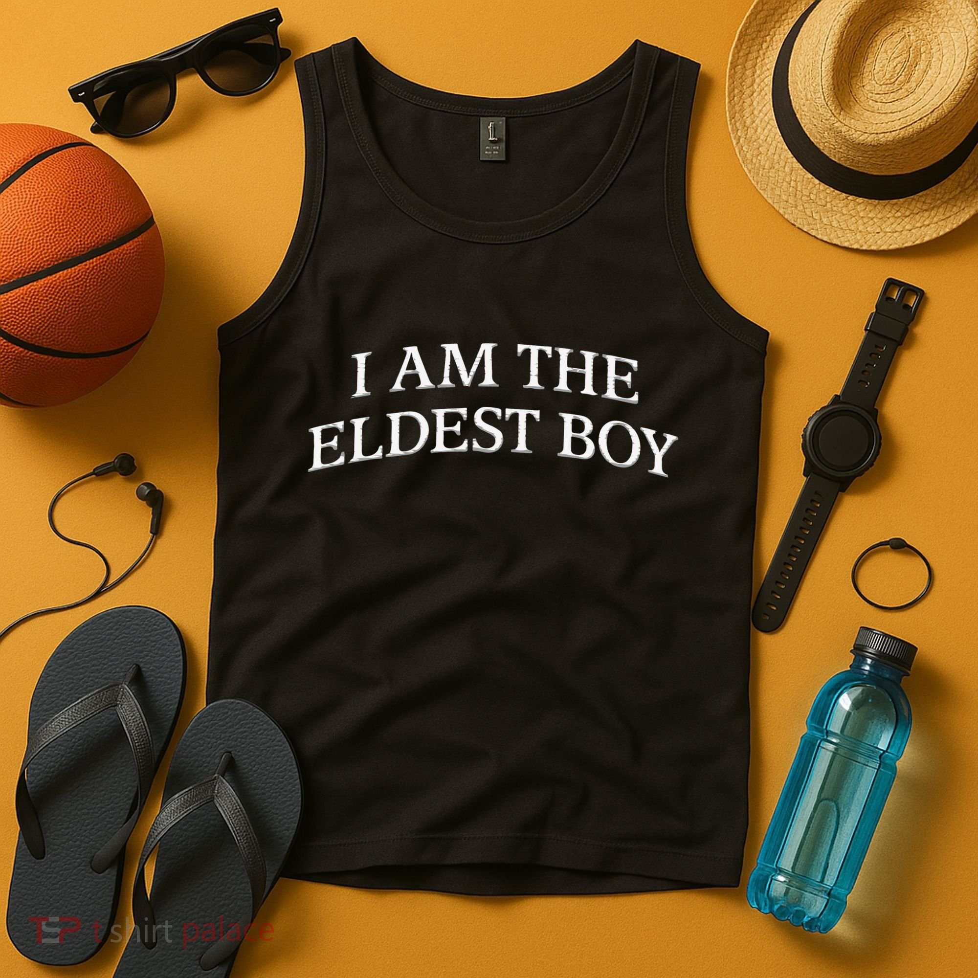I Am The Eldest Boy Embroidery Hat Cap Tank Top
