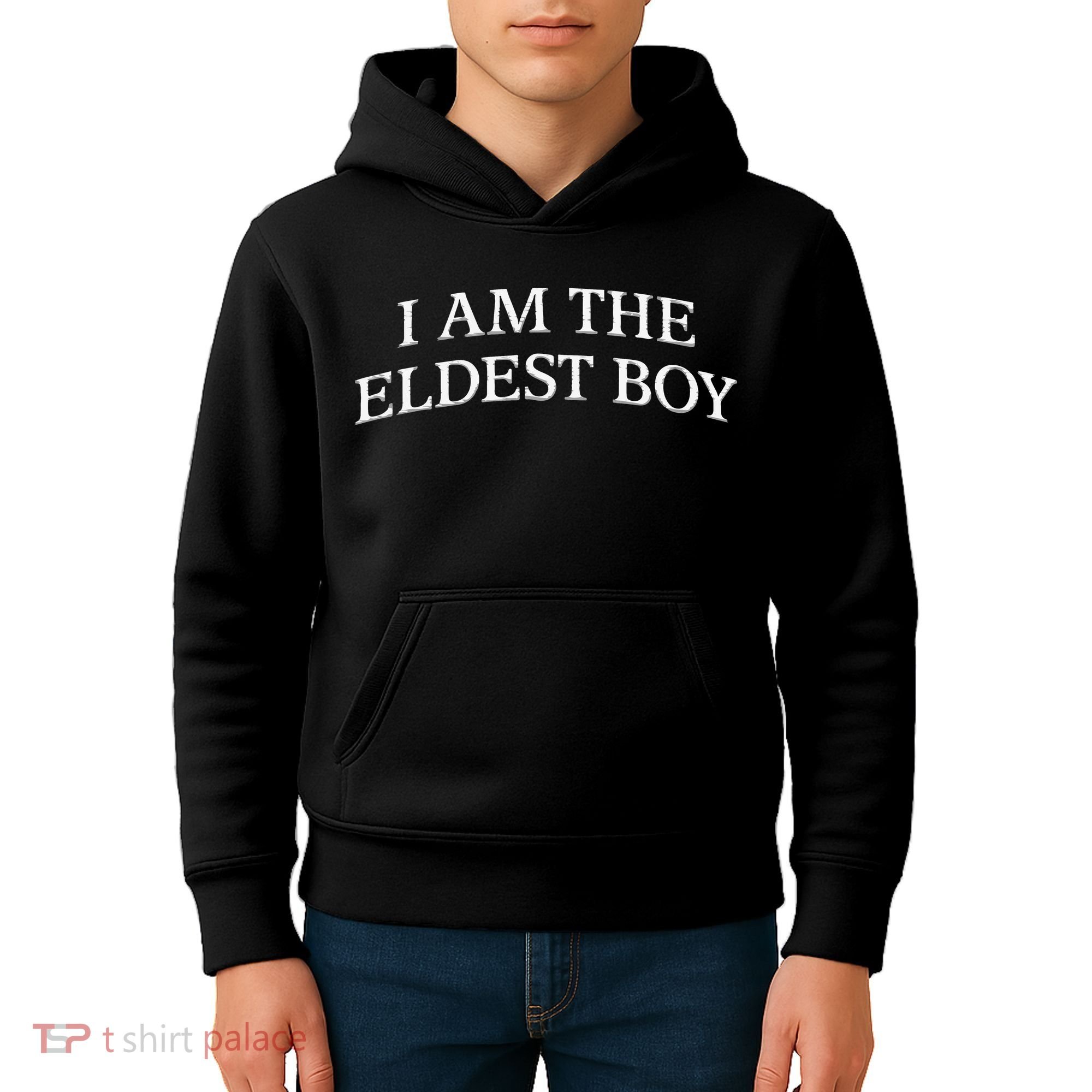 I Am The Eldest Boy Embroidery Hat Cap Kids Hoodie
