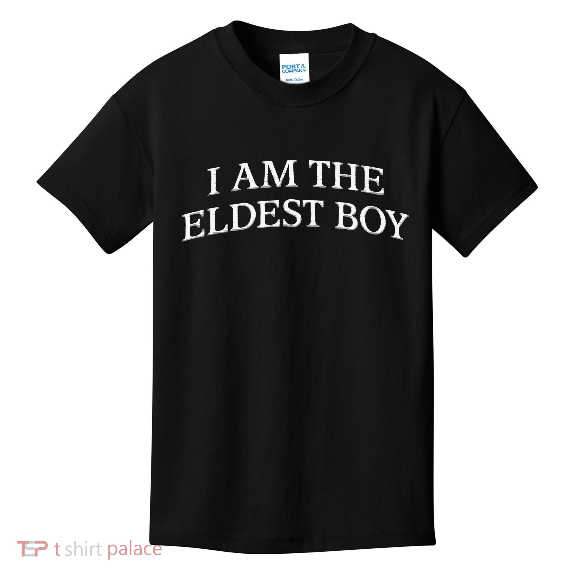 I Am The Eldest Boy Embroidery Hat Cap Kids T-Shirt