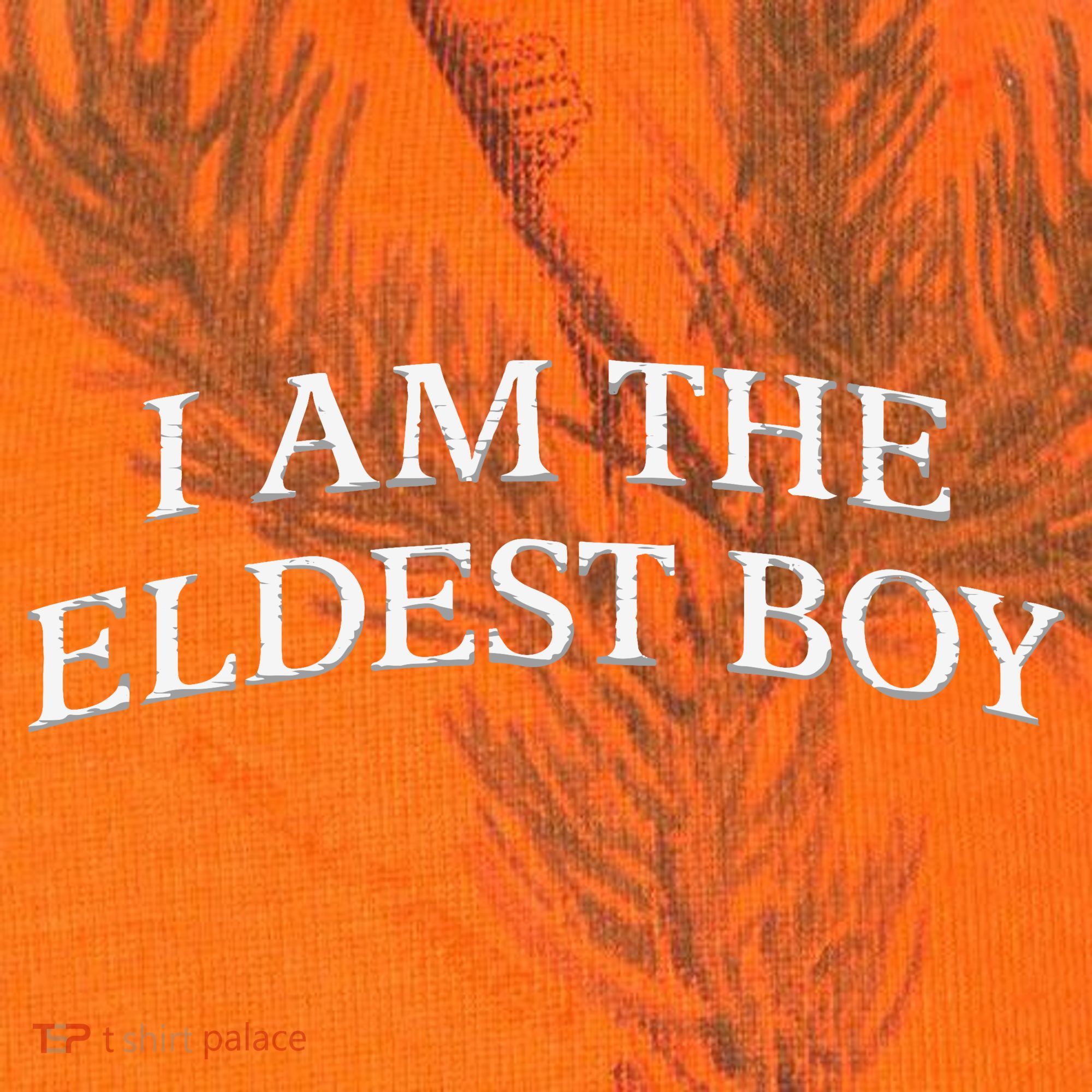I Am The Eldest Boy Embroidery Hat Cap Kati Licensed 12" Camo Cuffed Beanie