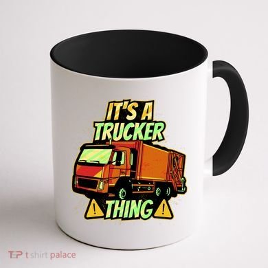 It's A Trucker Thing Coffee Mug back