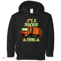 It's A Trucker Thing Toddler Hoodie thumb 0