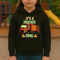 It's A Trucker Thing Kids Hoodie thumb 3