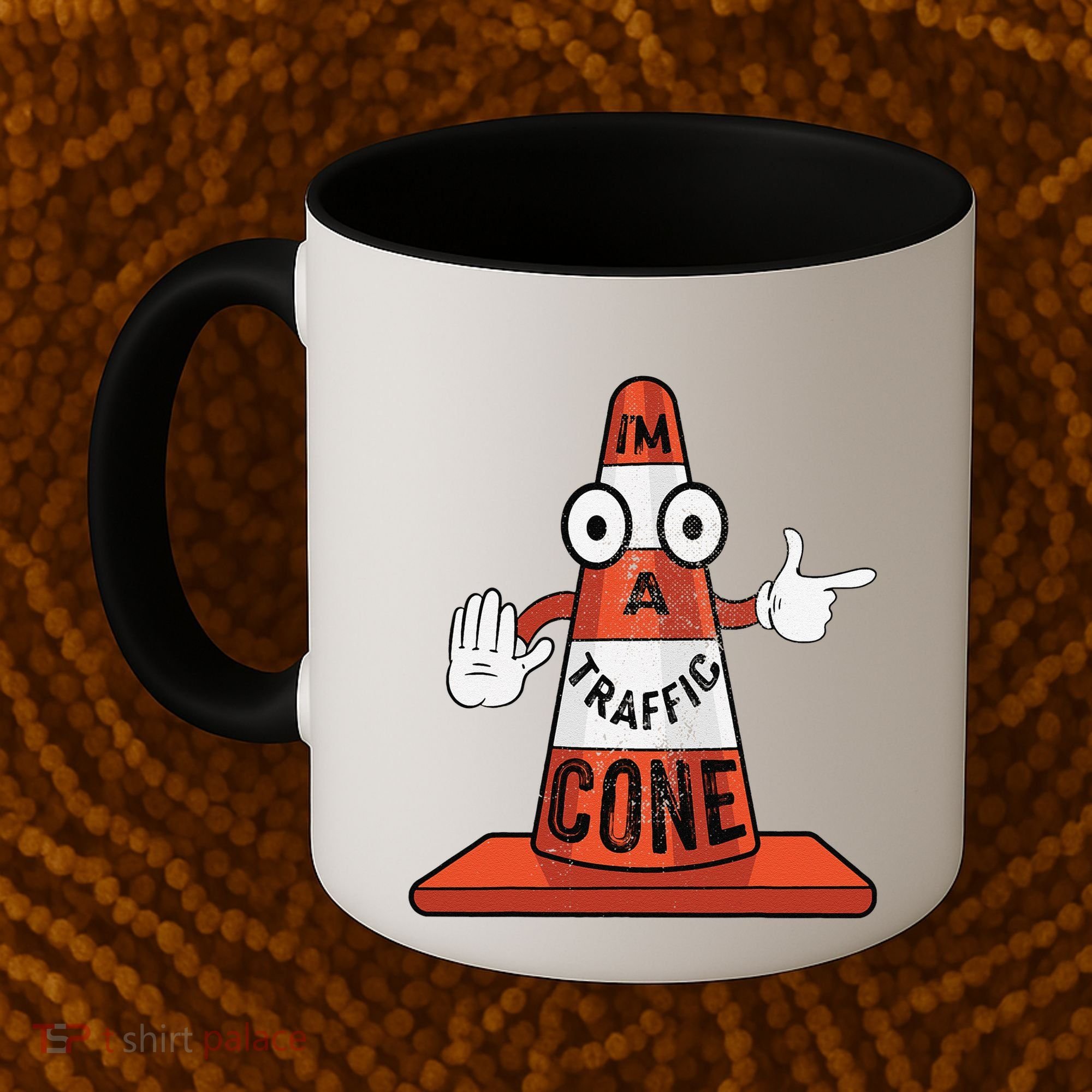 Im A Traffic Cone Halloween Last Minute Costume Funny Coffee Mug