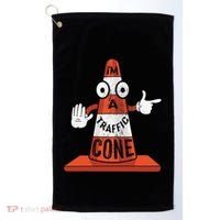 Im A Traffic Cone Halloween Last Minute Costume Funny Golf Towel thumb 0