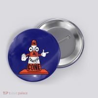 Im A Traffic Cone Halloween Last Minute Costume Funny Button thumb 0
