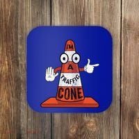 Im A Traffic Cone Halloween Last Minute Costume Funny Coaster thumb 0