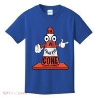 Im A Traffic Cone Halloween Last Minute Costume Funny Kids T-Shirt thumb 0