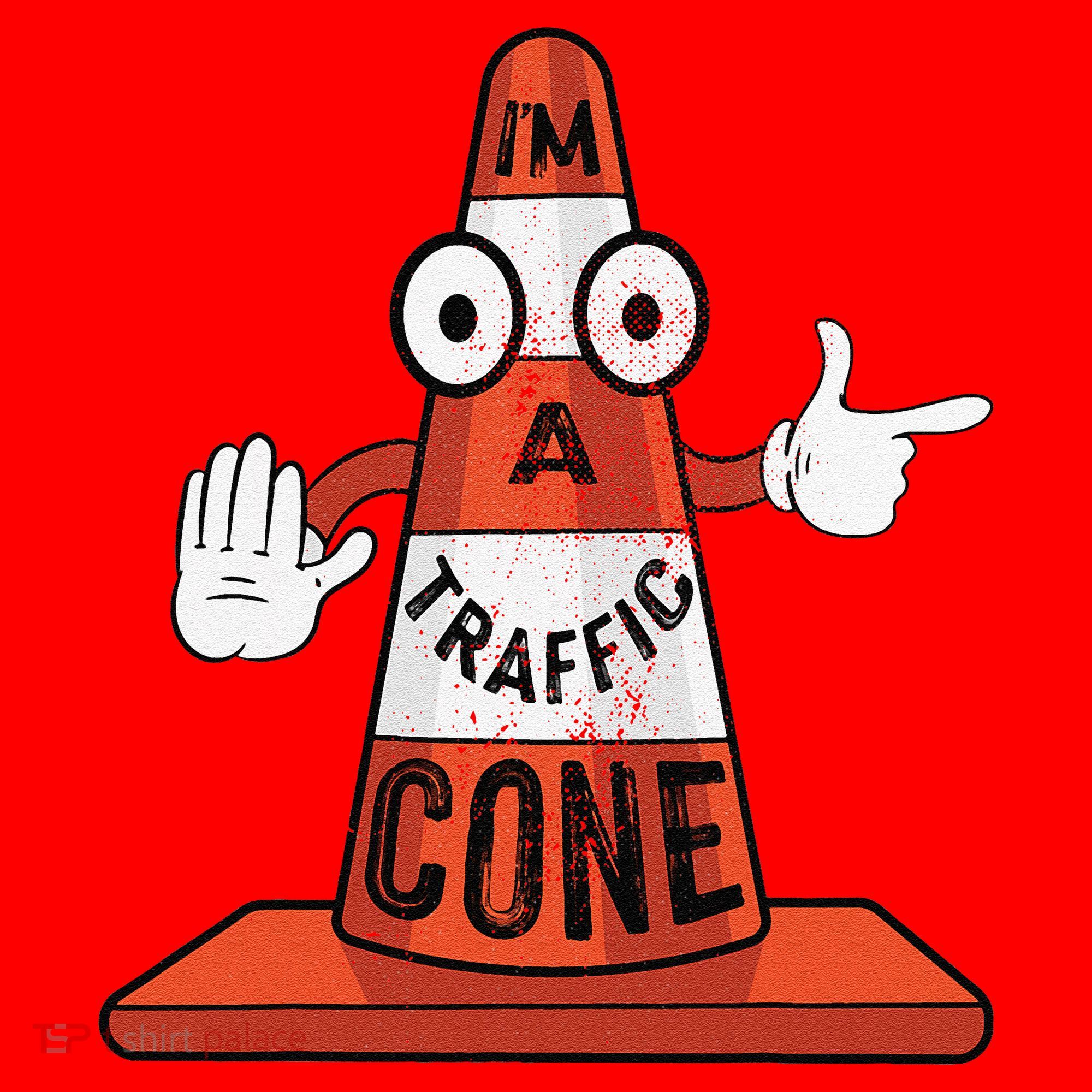 Im A Traffic Cone Halloween Last Minute Costume Funny Santa Hat