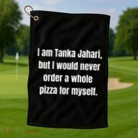 I Am Tanka Jahari Golf Towel thumb 1