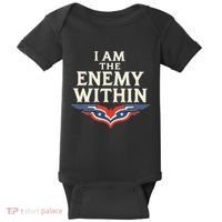 I Am The Enemy Within Baby Bodysuit thumb 0