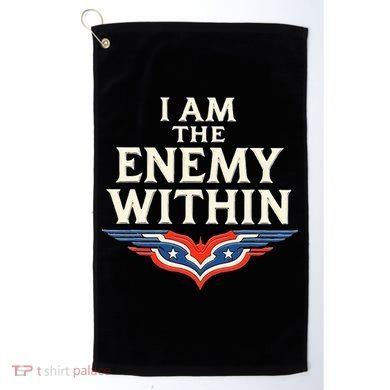 I Am The Enemy Within Golf Towel