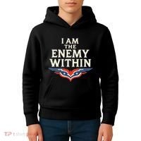 I Am The Enemy Within Kids Hoodie thumb 4