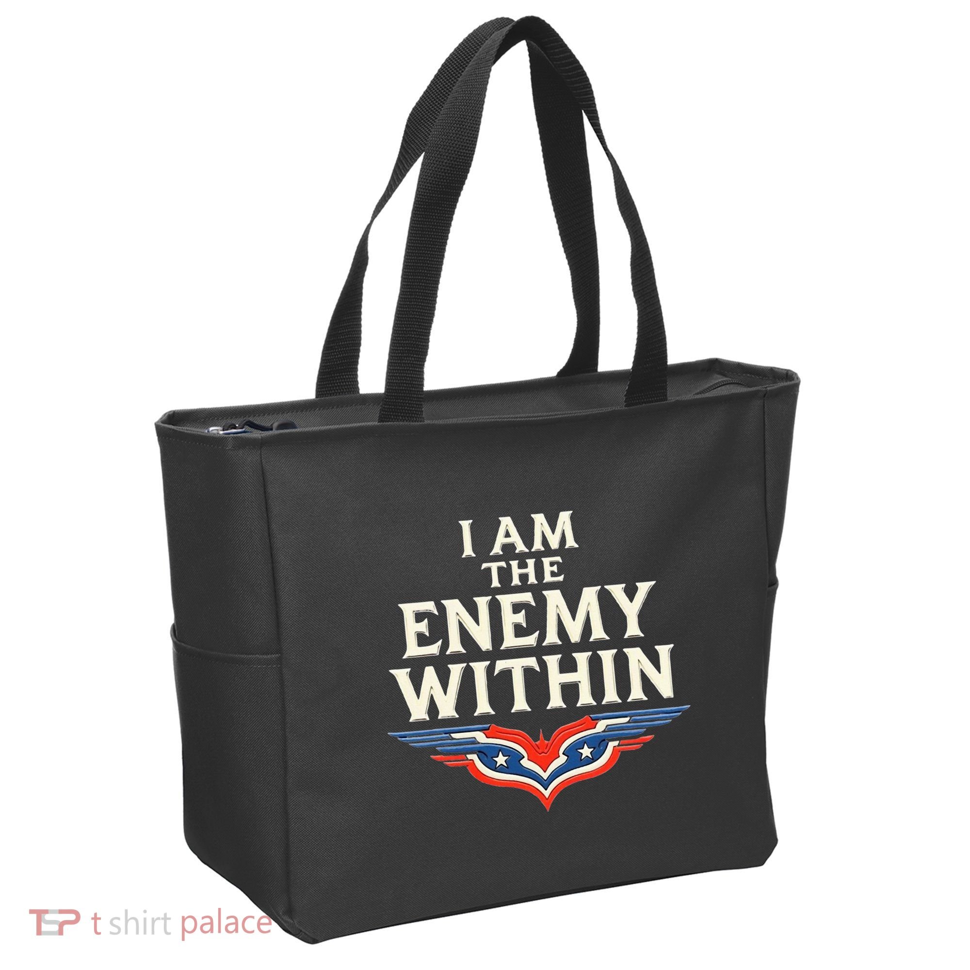 I Am The Enemy Within Tote Bag