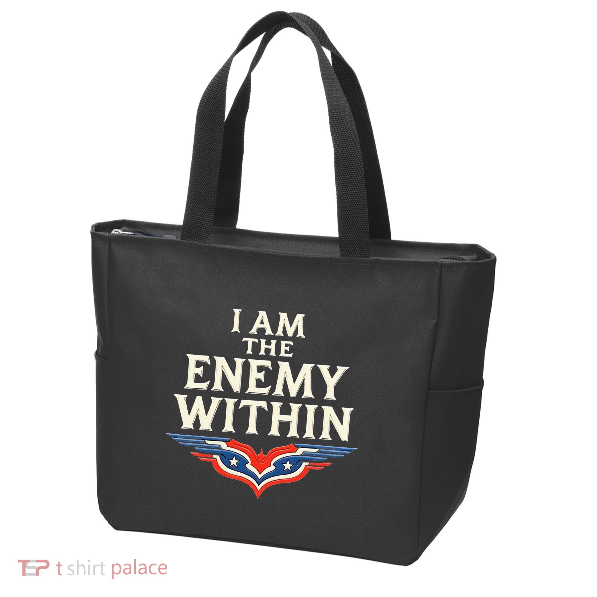 I Am The Enemy Within Tote Bag