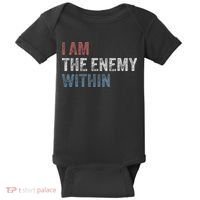 I Am The Enemy Within Baby Bodysuit thumb 0