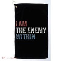 I Am The Enemy Within Golf Towel thumb 0