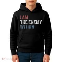 I Am The Enemy Within Kids Hoodie thumb 4