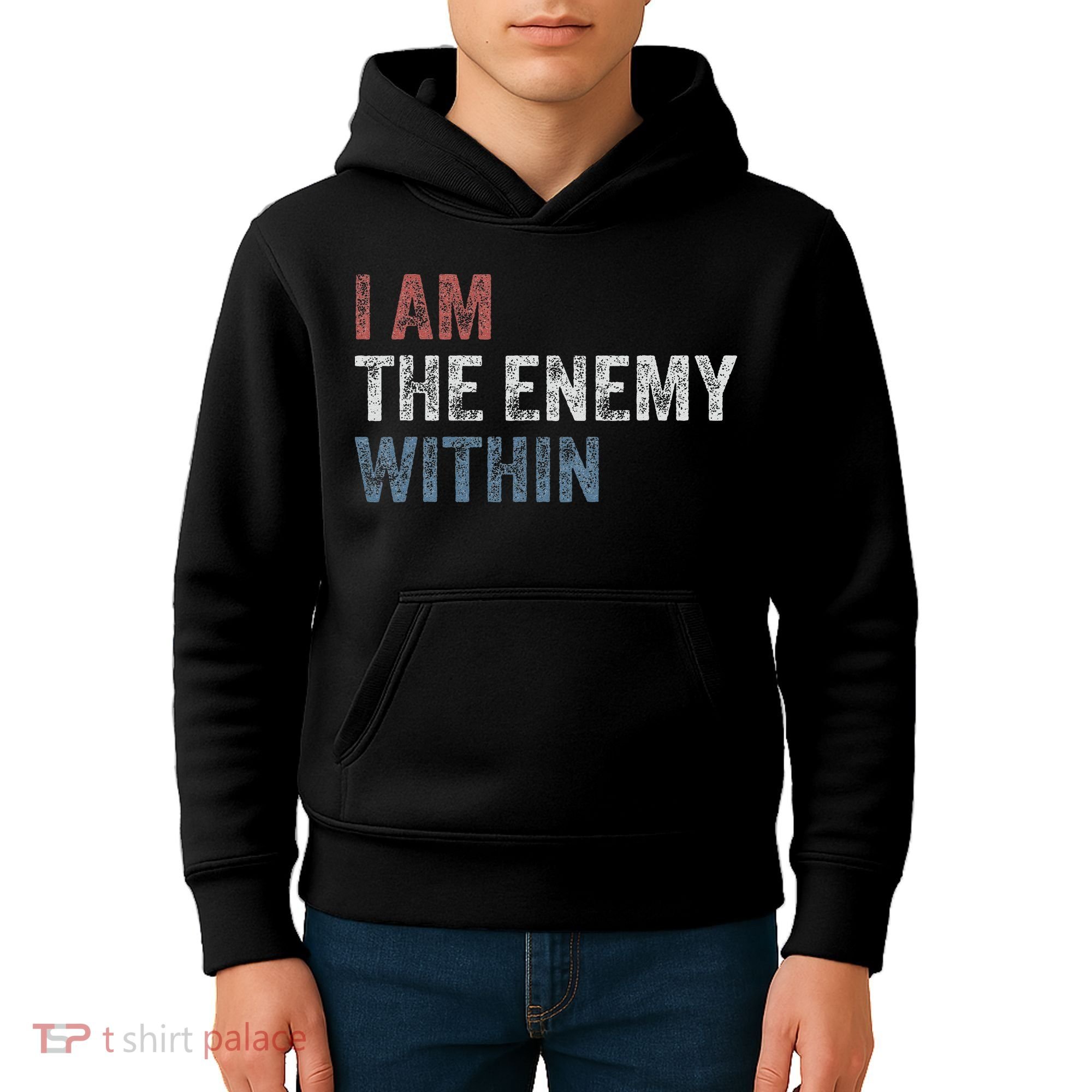 I Am The Enemy Within Kids Hoodie