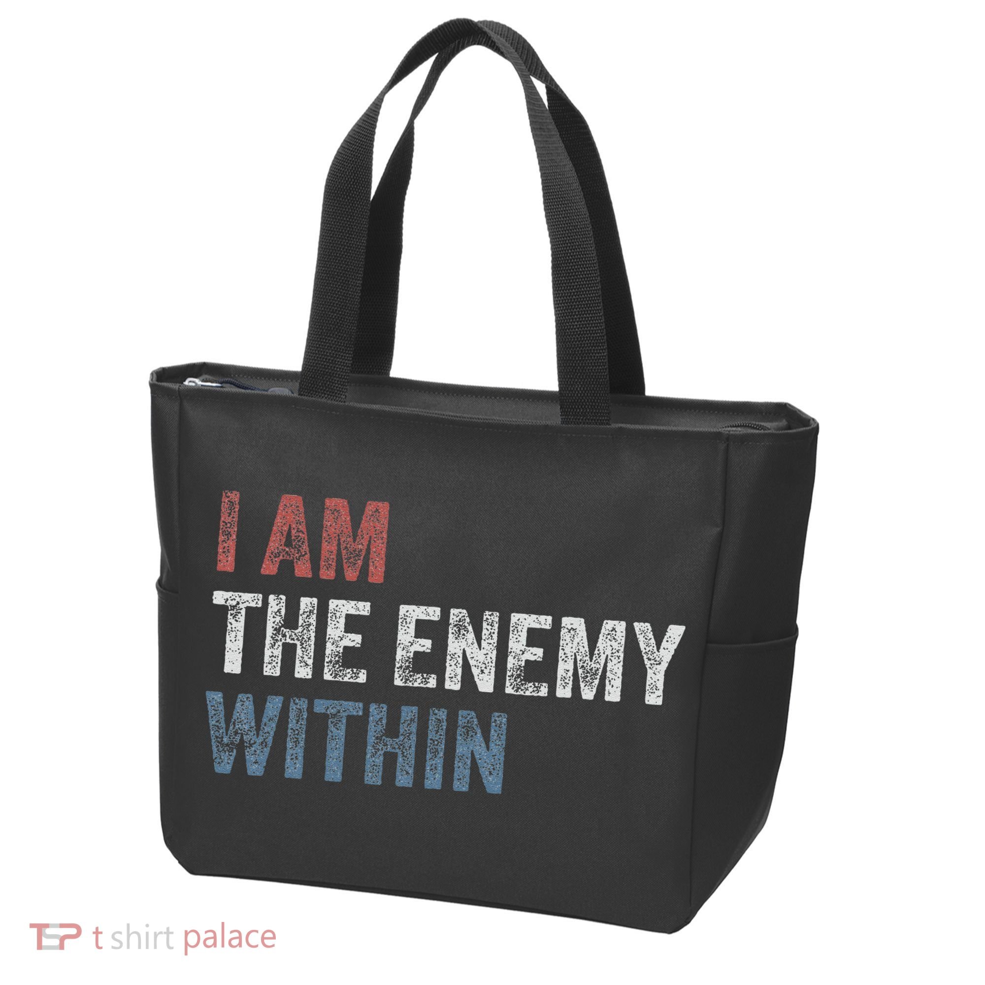 I Am The Enemy Within Tote Bag