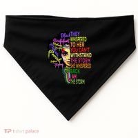 I Am The Storm Outfit Junenth Gift Black History Great Gift USA-Made Doggie Bandana thumb 0