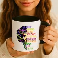 I Am The Storm Outfit Junenth Gift Black History Great Gift Coffee Mug thumb 3