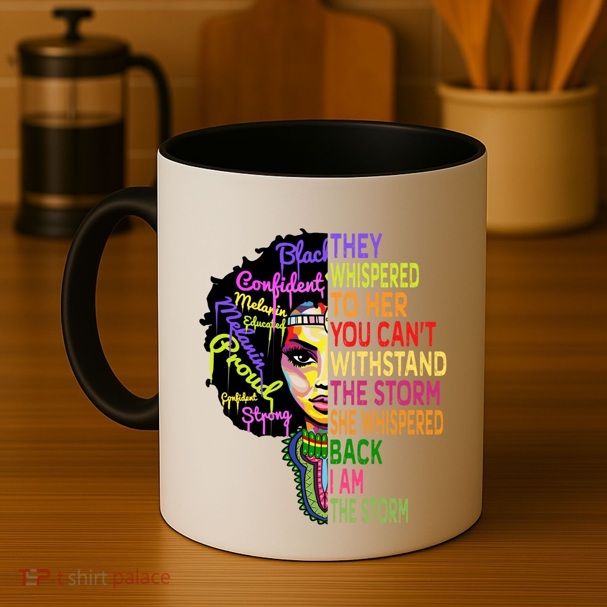 I Am The Storm Outfit Junenth Gift Black History Great Gift Coffee Mug