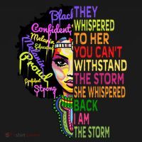 I Am The Storm Outfit Junenth Gift Black History Great Gift Women's Hoodie thumb 2