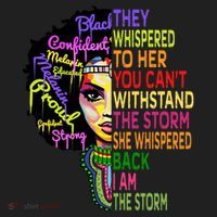 I Am The Storm Outfit Junenth Gift Black History Great Gift Golf Towel thumb 3