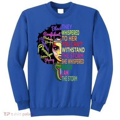 I Am The Storm Outfit Junenth Gift Black History Great Gift Sweatshirt