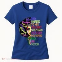 I Am The Storm Outfit Junenth Gift Black History Great Gift Women's T-Shirt thumb 0