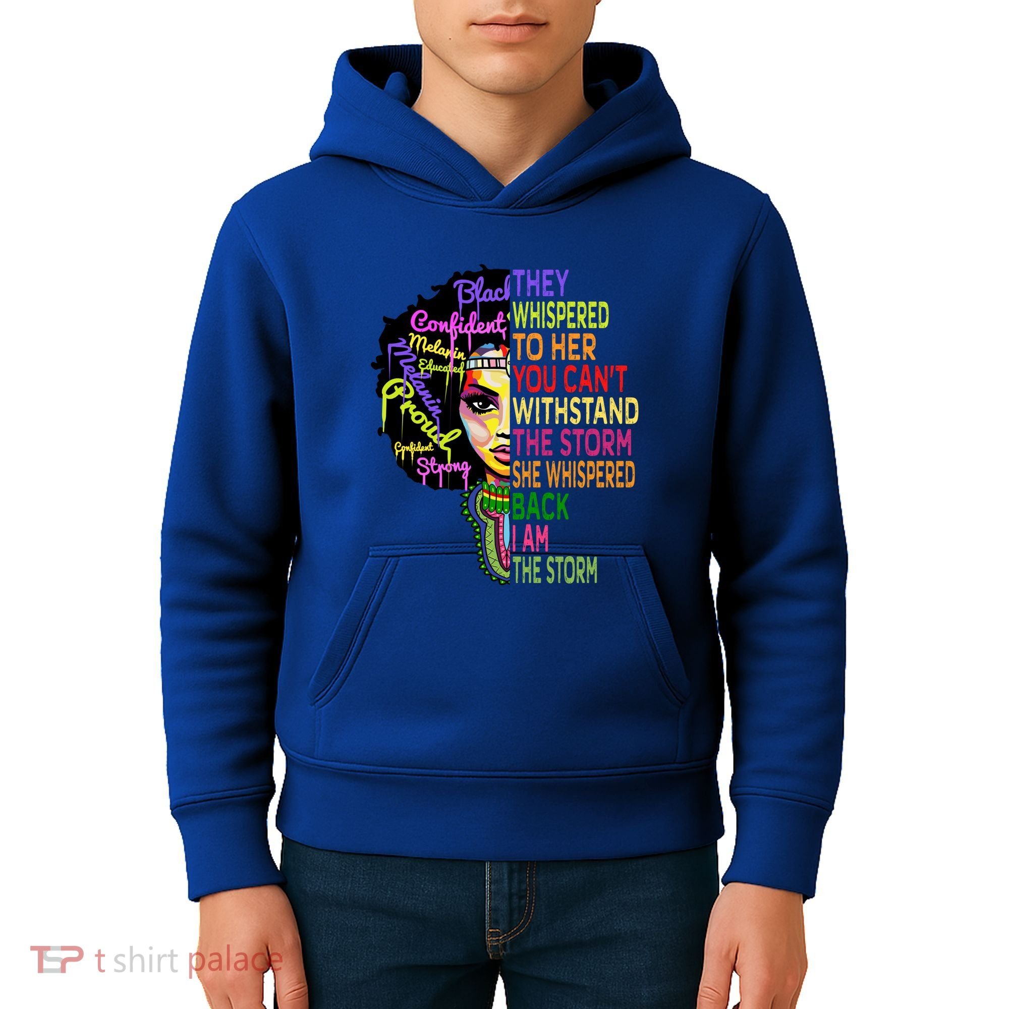 I Am The Storm Outfit Junenth Gift Black History Great Gift Kids Hoodie