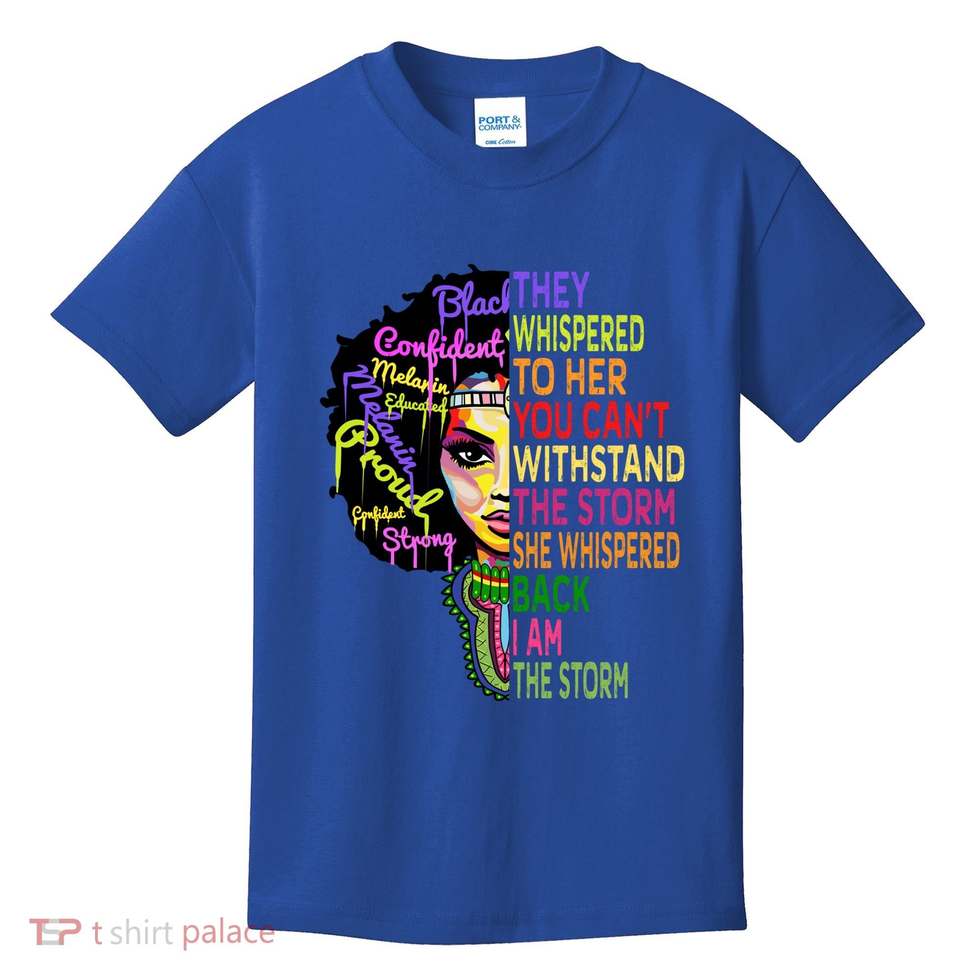 I Am The Storm Outfit Junenth Gift Black History Great Gift Kids T-Shirt