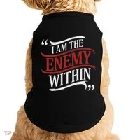 I Am The Enemy Within Doggie Tank thumb 0
