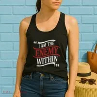 I Am The Enemy Within Women's Tank Top thumb 2