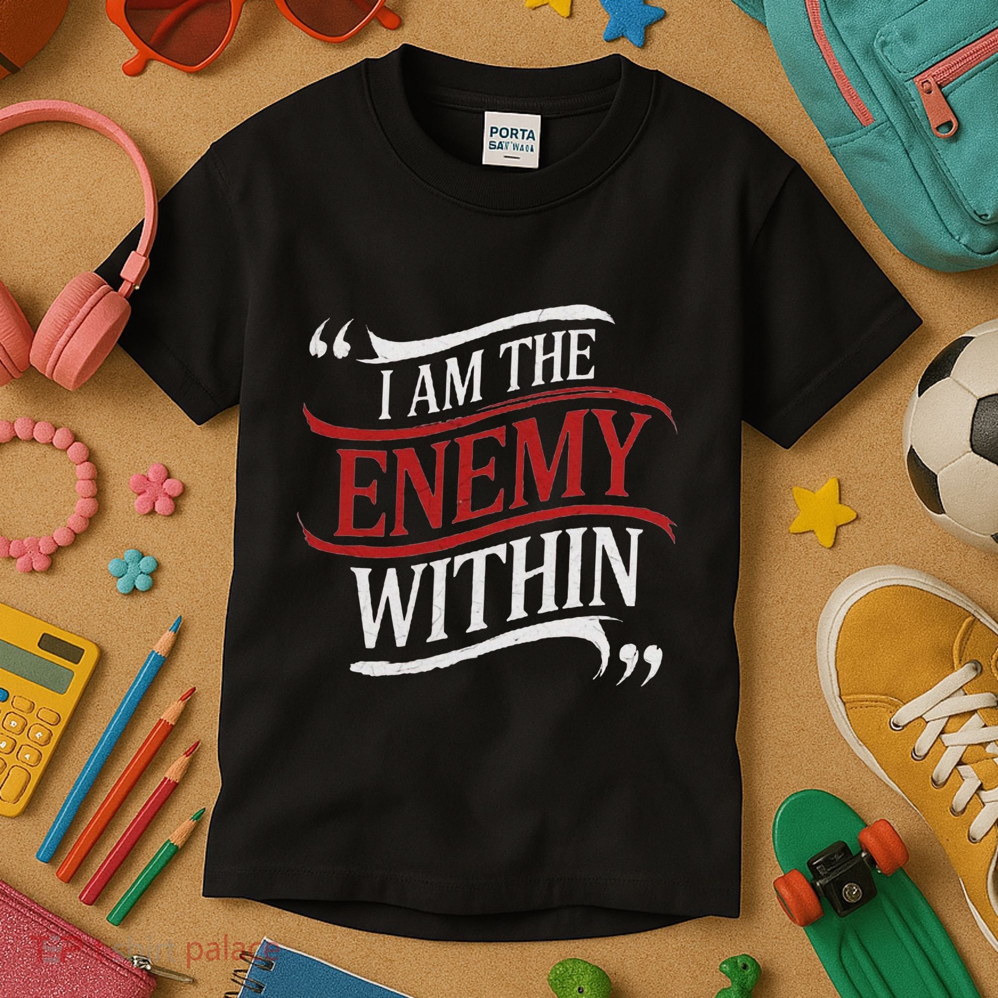 I Am The Enemy Within Kids T-Shirt