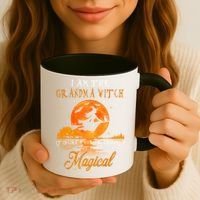 I Am The Grandma Witch Halloween Gift Coffee Mug thumb 3