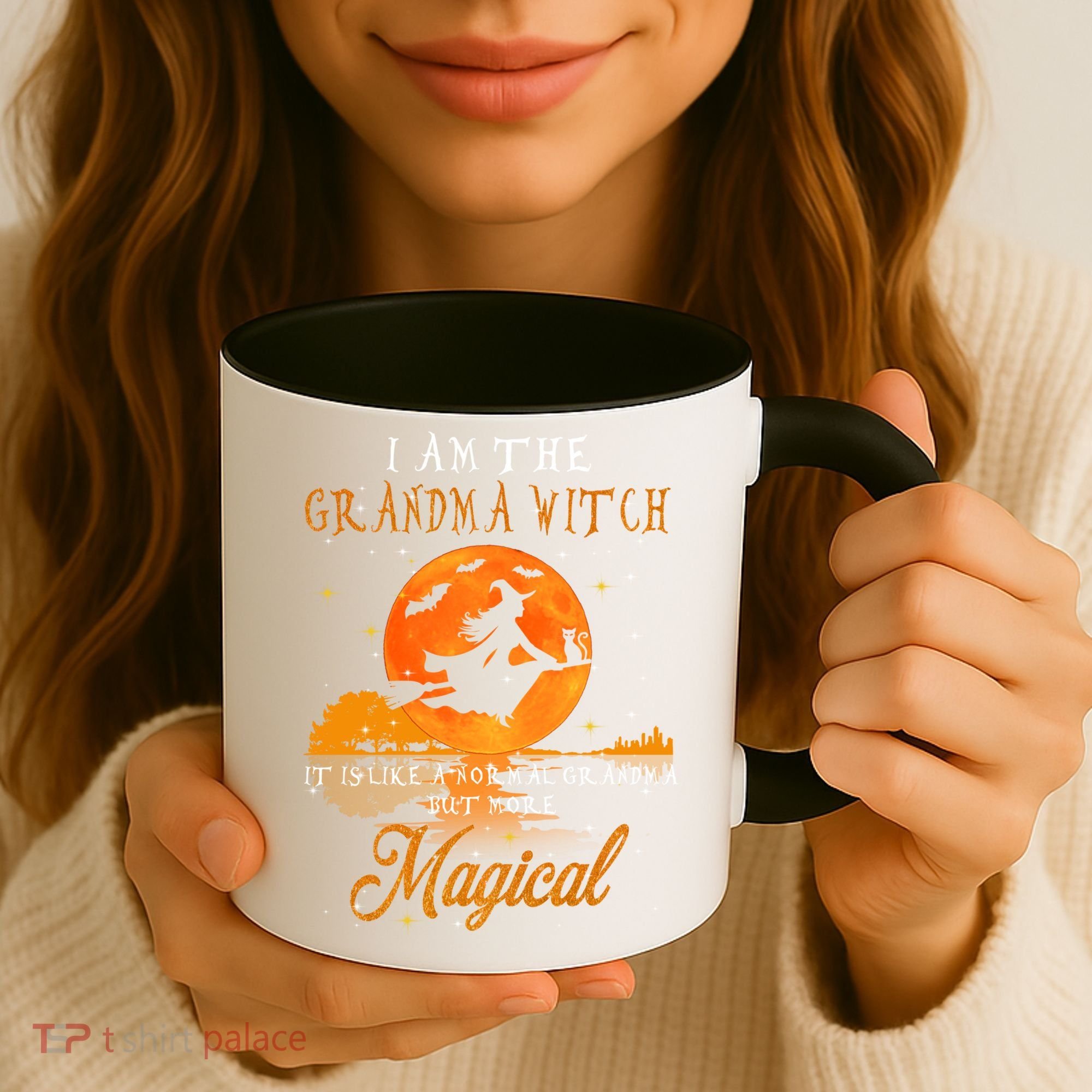 I Am The Grandma Witch Halloween Gift Coffee Mug