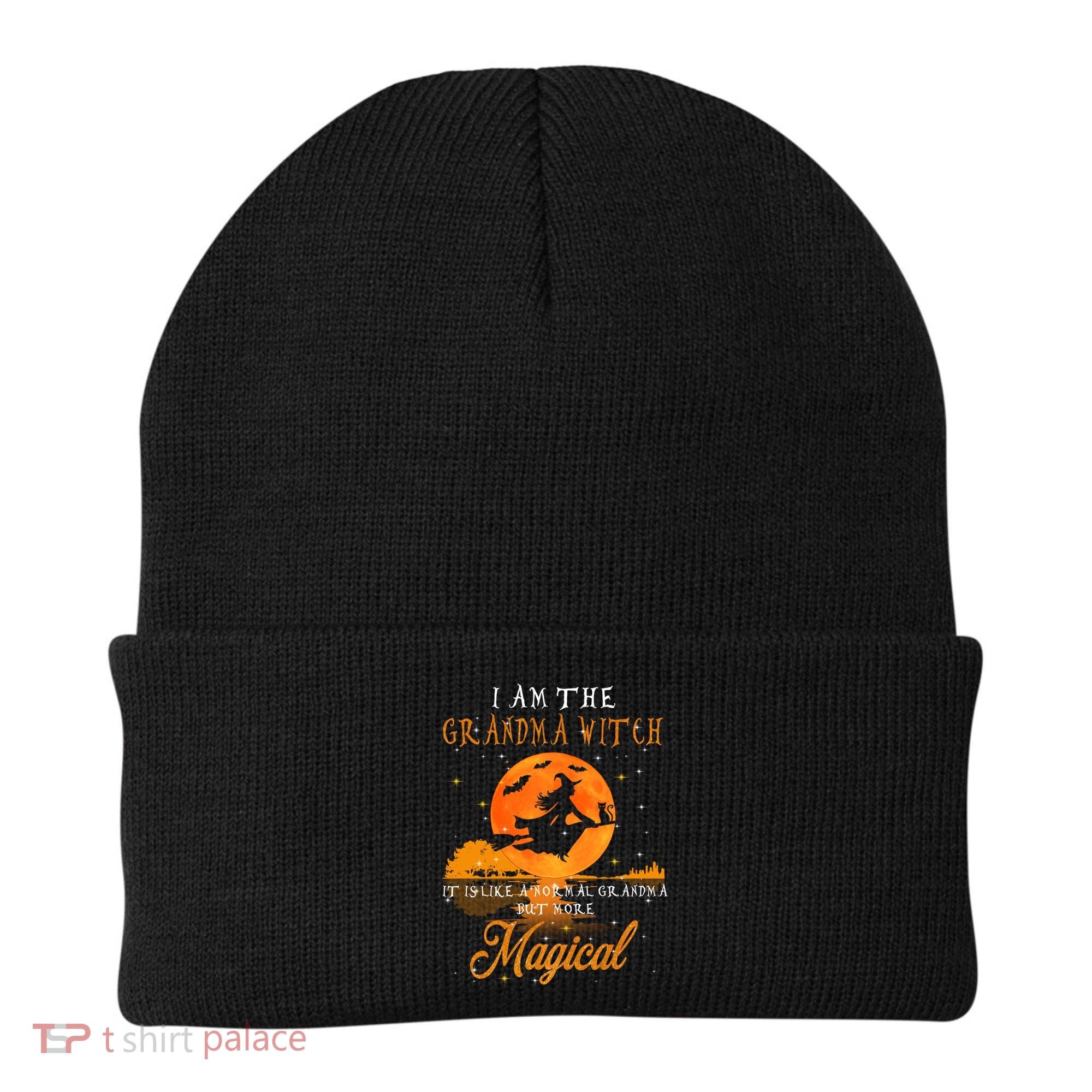 I Am The Grandma Witch Halloween Gift Beanie